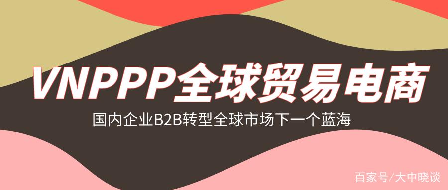 VNPPP全球贸易电商 国内企业B2B转型全球市场的下一个蓝海